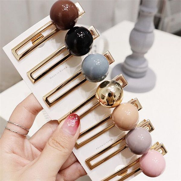 

55 sell women's color sequins hairpin hairpin hairpin girl tiara broken hair bangs clip, Black;brown