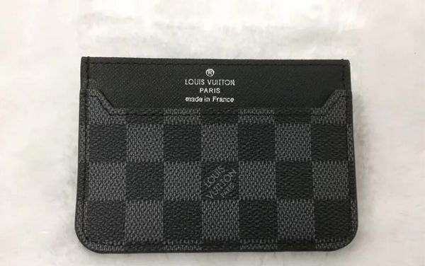 

High2019 New Mens Fashion Classic Design Casual Credit Card ID Holder Hiqh Quality Real Leather Ultra Slim Wallet Packet Bag For Mans/Womans