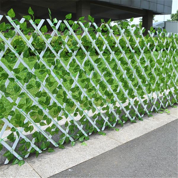 

extendable instant fence outdoor wooden fence garden balcony vine frame wedding props decoration