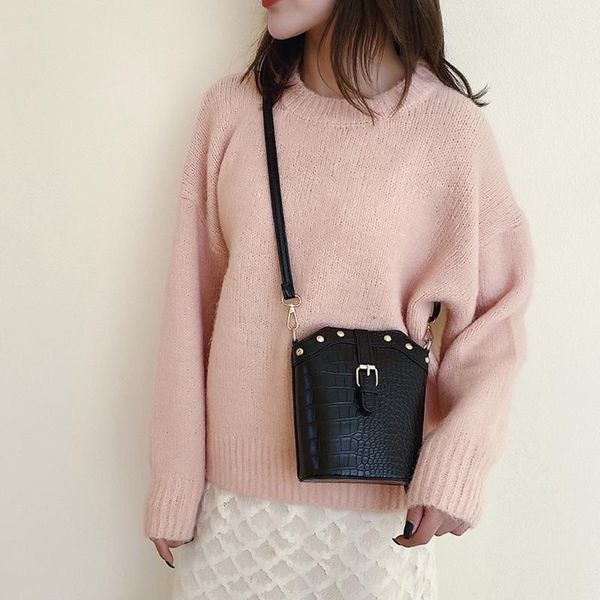 

сумки для женщин 2020 мода женская сплошной цвет большой емкости кожаная сумка сумка-мессенджер torebka damska bolso mujer #38