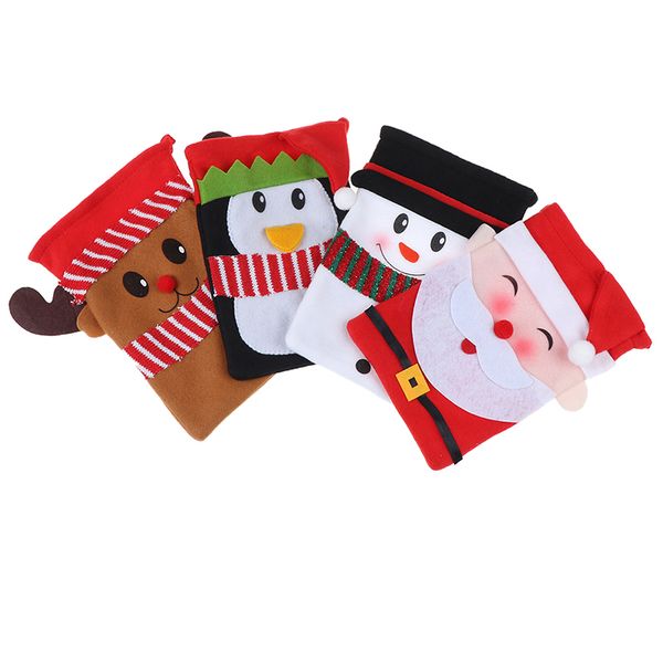 

christmas kids gift candy bags santa claus snowman elk storage bag xmas decoration