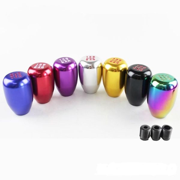 

2020 new universal aluminum racing 5 speed car gear shift knob manual automatic gear shift knob lever #b