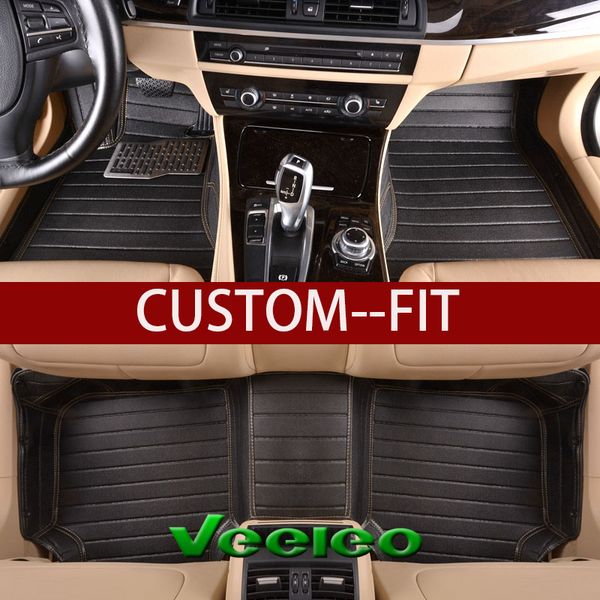 2019 Veeleo Xpe Car Floor Mats For Civic 4 Doors 2012 2015 Full
