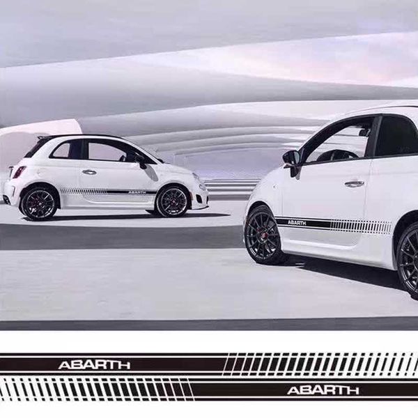 

for para alba sport aufkleber fiat car side skirt stickers body decals
