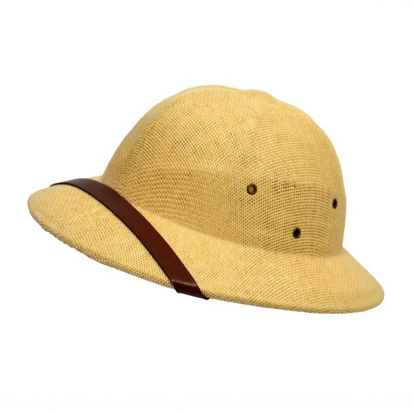 

british explorer cool wooden pulp helmet hat outdoor vietnam helmet hat, Blue;gray