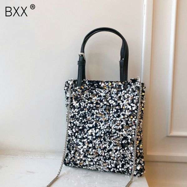 

bxx] shoulder crossbody bag for women all-match high capacity shopping handbags 2020 sequin bag hk669
