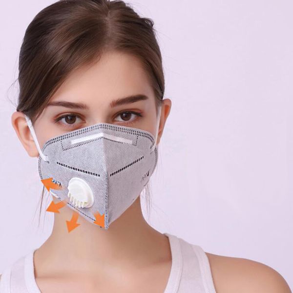 

DHL бесплатно 50шт высокое качество Маска KN95 N95 с Самовсасывающим фильтром маски грипп, пыль туман устойчивая сертификация CE маски для лица в наличии