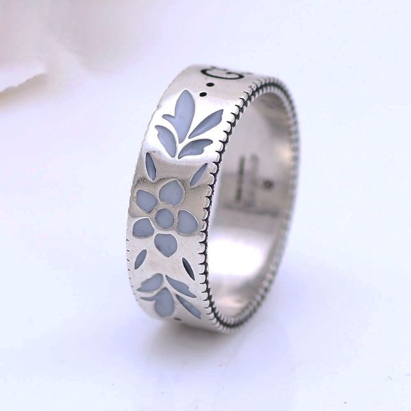 

women 100% pure sterling silver ring female men ancient silver jewelry