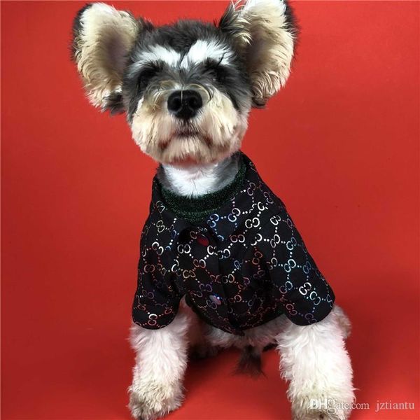 

fashion casual design dog shirt personality pet coat christmas day gift gg letter pattern clothing