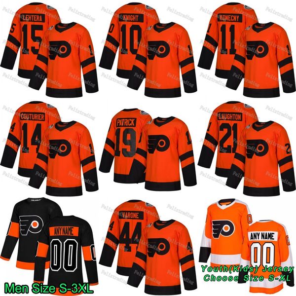 

14 Sean Couturier Philadelphia Flyers 2019 Stadium Series Corban Knight Travis Konecny Scott Laughton Jori Lehtera Nolan Patrick Phil Varone