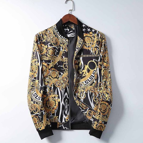 

ver конструктора mens jacket luxury trend мода печать hip hop куртки высокого качества пользовательских medusa мотоциклы куртка европа амери, Black;brown