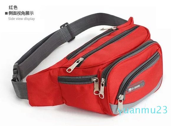 

designer-waterproof waist fanny pack belt bag pouch travel hip purse men waist bag