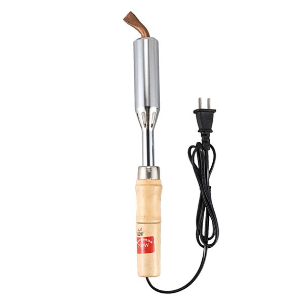 

200w insulated wooden handle electric iron high power soldering iron household electrician welding electric soldering
