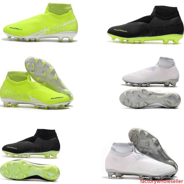 

original phantom vsn vision elite df fg under the radar shadow mens high ankle soccer cleats football shoes size us6.5-11