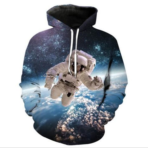 

new fashion funny space spaceman casual latest harajuku style hoodies funny 3d print hoodies pullovers graphic sweatshirts a222, Black