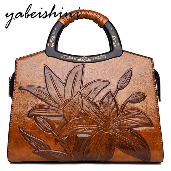 

китайский стиль мешком основных женщины кожаных сумок женщин мешка большого цветок crossbody сумка для сумки моды женщины плеча bolso mujer