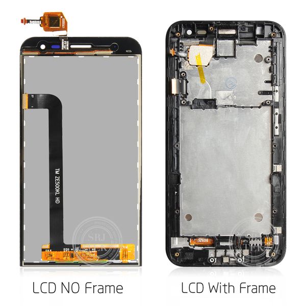 

original for asus zenfone 2 laser ze500kl lcd display touch screen with frame asus ze500kl ze500kg z00ed display warranty