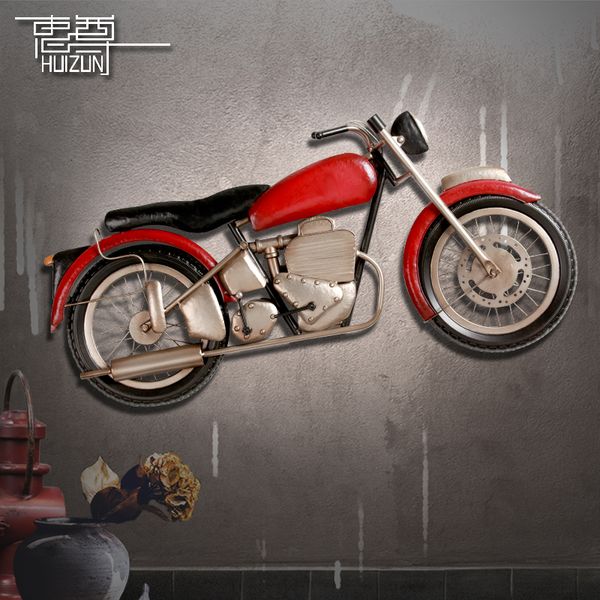 

промышленность ветер мотоцикл metope стены украшают кулон железо искусство ресторан оригинальность бар стены трехмерные стены висит