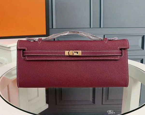 

designer- woman designer clutch handbag cowhide leather platinum purse bags flap wallet bag lady banquet handbag messenger bag hip