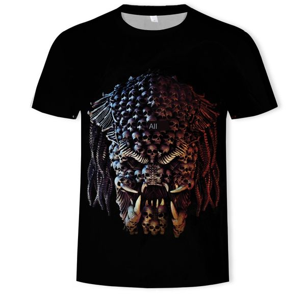 

mens designer summer t-shirt blood warrior 3d printed personalized short-sleeved t-shirt, White;black