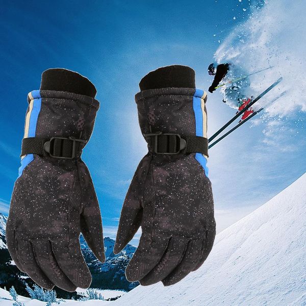 

insulated winter cold weather ski gloves for kids keep warm waterproof windproof