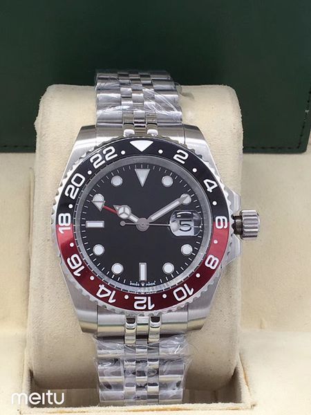 

wholesale luxury rose, g mt, pearl movement, man's fully automatic mechanical wristwatch, super waterproof, delivery, Slivery;brown