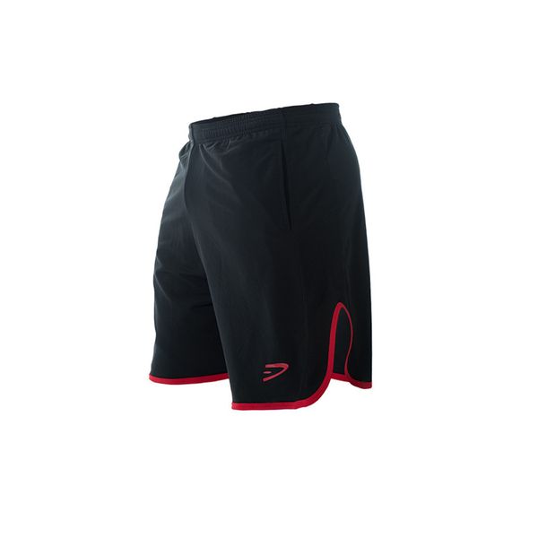 

lightweight fitness running sports and leisure cotton 5 points shorts, Black;blue