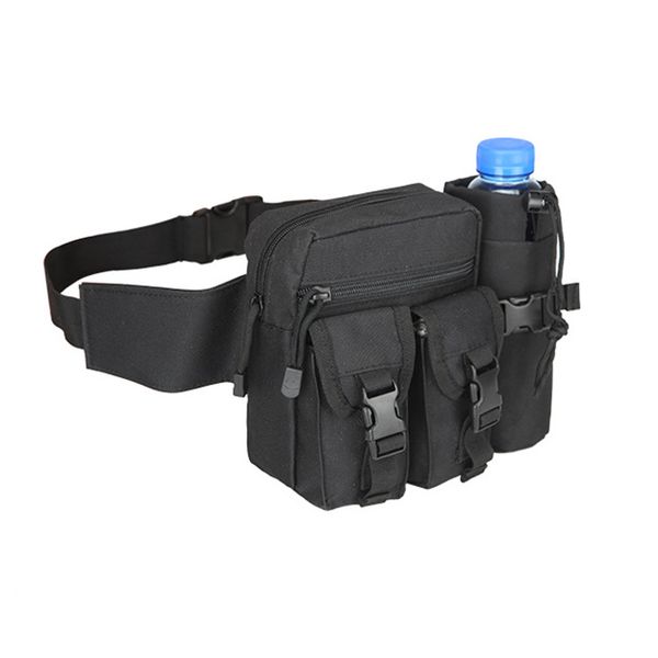 

outdoor men travel hiking water bottle fanny pack waist bag unisex