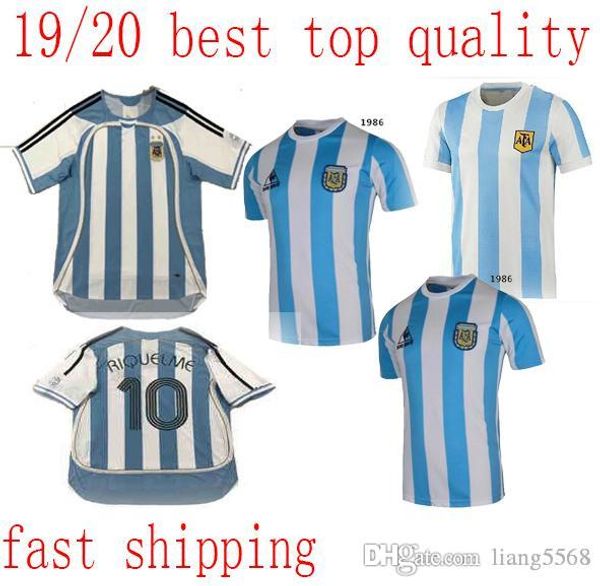 

1986 argentina retro soccer jersey maradona vintage classic 1978 retro argentina maradona football shirts maillot camisetas de futbol, Black;yellow