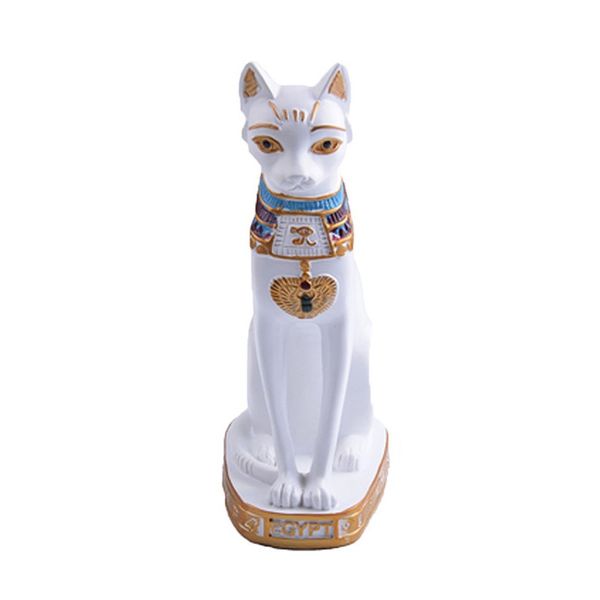 

hand carved collectible figurines mini resin egyptian egypt cat statue cat god home decor ornaments car l display