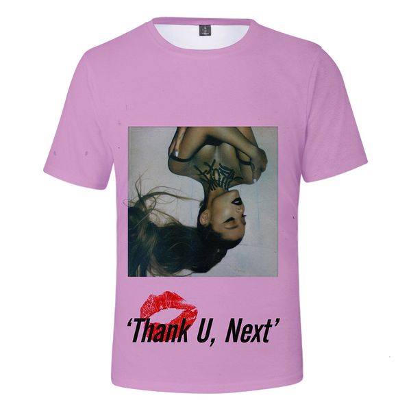 

wear children's trend ariana grande digital printing 3d short sleeve shirt t shirts, Gray;blue