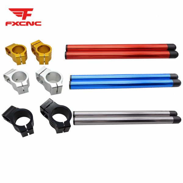 

regular cnc motorcycle handbar clip ons clipon fork handlebars handle bar for cafe racer bikes 43mm 45mm 46mm 48mm