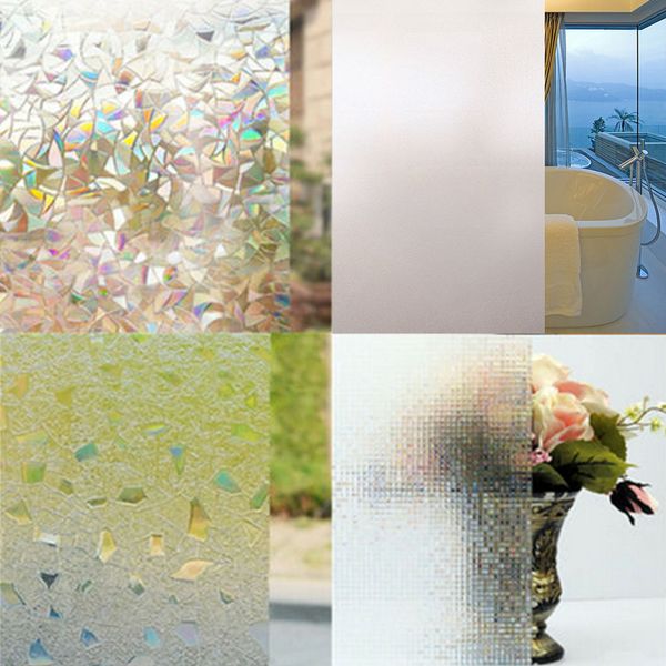 

200cm*45cm frosted window film no glue self adhesive vinyl static cling privacy glass door sticker bathroom for home decor