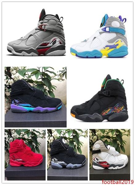 

with box 8 8s reflective bugs bunny men basketball shoes valentines day aqua south beach chrome 3peat playoff sports sneakers athletics