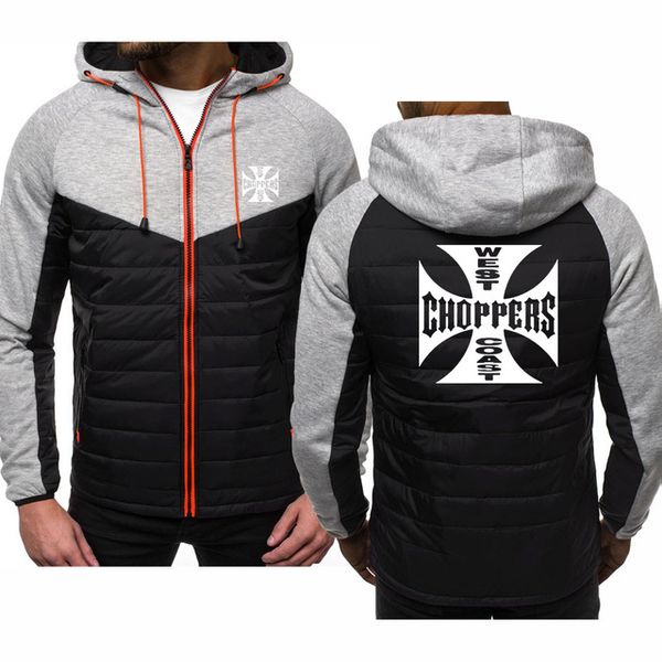 

men hoodie print for west coast mens jacket spring autumn casual zipper long sleeve coat jacket mens clothing y