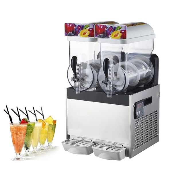 

beijamei commercial snow melting machine/15l ice slusher cold drink dispenser electric smoothie machine for sale