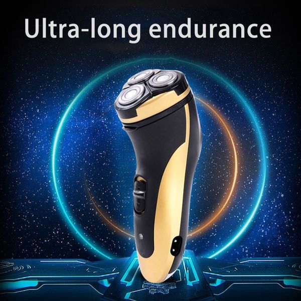 

3 blades electric razor electric shavers for men rechargeable shaver portable razor with led lighting function