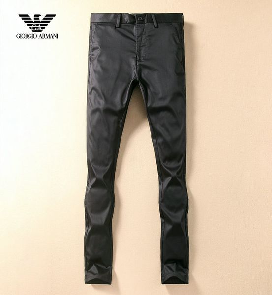 

amn italian brand casual pants men designers casual pants casual jeans fashion wild jeans boutique slim jeans business pants, Black