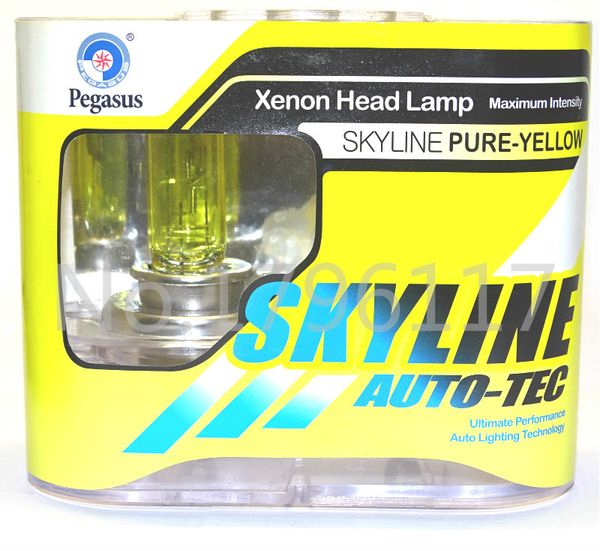 

2x yellow h4 9003 hb2 p43t 12v 60w 55w 3000k xenon super bright car headlight fog lights bulbs auto halogen head lamp bulb