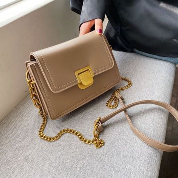 

fashion woman shoulder bag pu leather youth ladies square bag light wild simple female daily messenger crossbody female