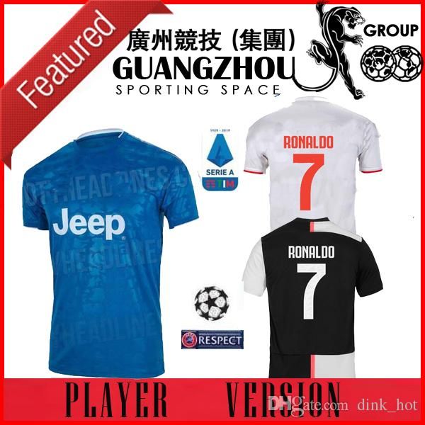 

19 20 juventu player ver ion third occer jer ey de ligt home away white 2019 rabiot 25 jer ey football hirt ronaldo ram ey