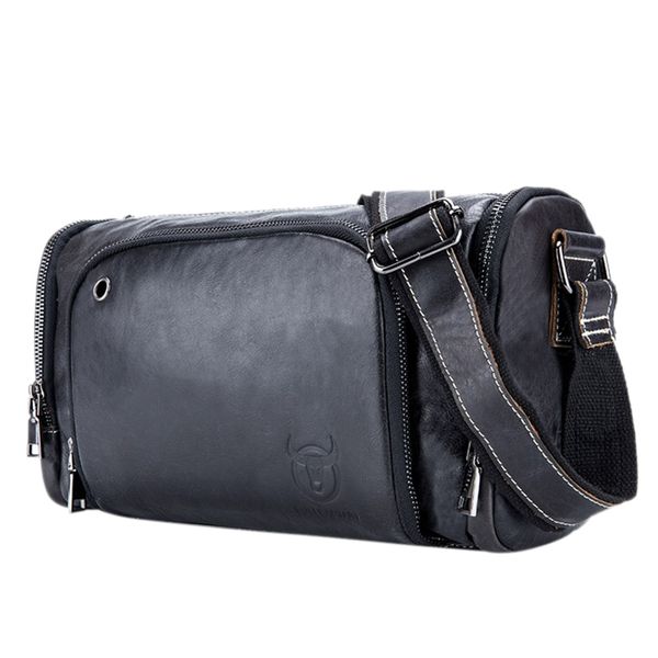 

bullcaptain fashion leather male shoulder bags large capacity crossbody bags middle size brand men messenger bag hengkuan