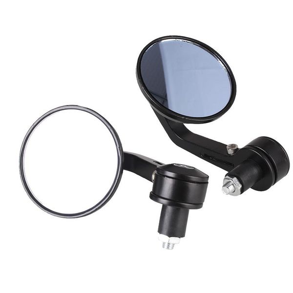 

1pair 7/8" universal round motorcycle mirrors rear view handle bar end rearview side mirrors new