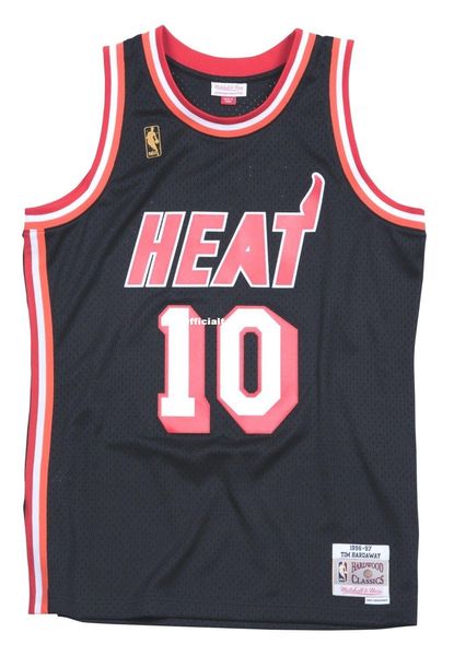 

tim hardaway #10 sewn mitchell & ness hwc jersey - black mens vest size xs-6xl stitched basketball jerseys ncaa, Black;blue