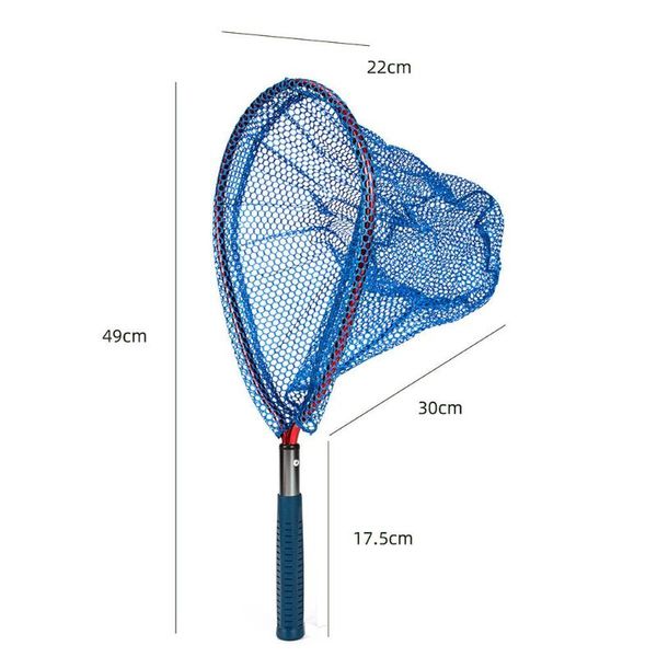 

durable fishing net delicate design kids fishing landing net aluminum alloy frame brail pole accessories