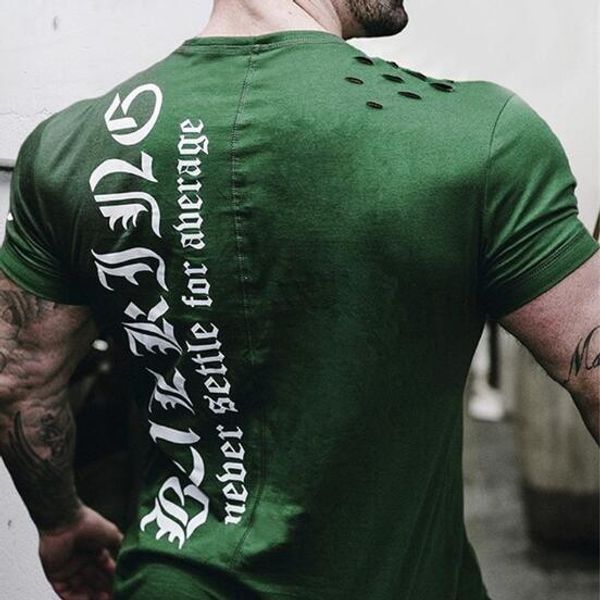 

2019 mens tee summer new casual short-sleeved mens slim printing clothes breathable running training mens t shirt, White;black