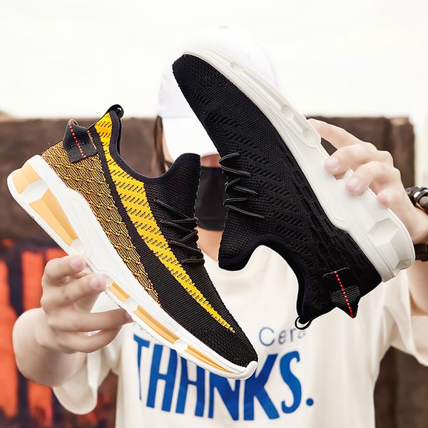 

men running shoes cushioning athletic sport shoe breathable flywire summer men sneakers stylish outdoor running sneakers