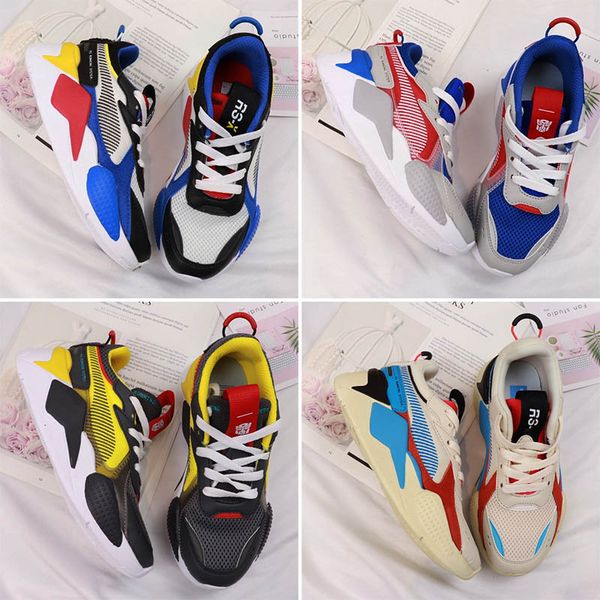 

brand big kids hasbro rs-x toys release trainers for kid sneakers children sports shoes child sport shoe youth sneaker teenage chaussures, Black