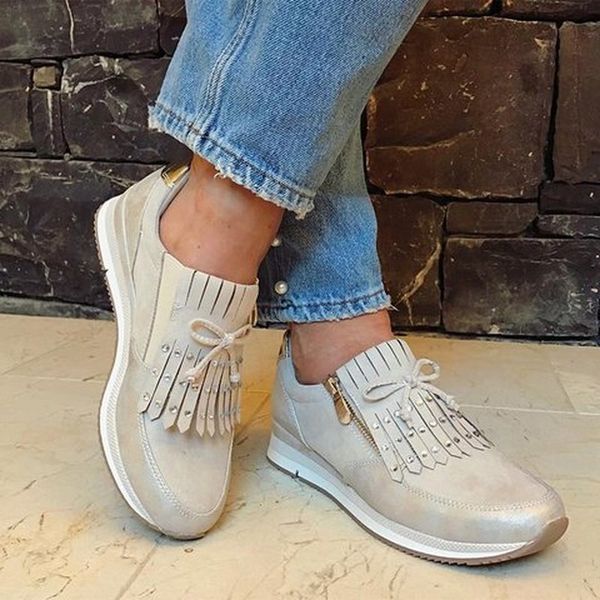 

women summer flats shoes flat casual shoe woman round toe tassel pu leather girls sneaker zapatos mujer sapato chaussure c03113, Black