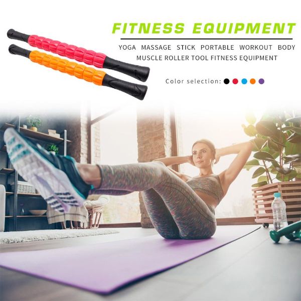 

yoga massage stick portable workout muscle roller fitness equipment tool